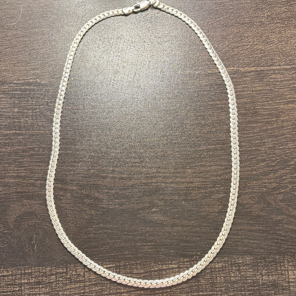 STAMPED 925 Classic Silver Chain Necklace